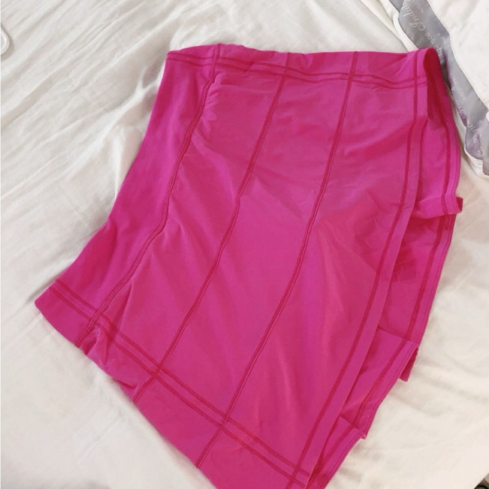 LULULEMON PACE RIVAL SONIC PINK SKIRT